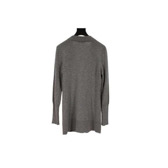 Brunello Cucinelli Womens Six Button V Neck Cardigan Size Medium Gray Cashmere - Picture 2 of 6